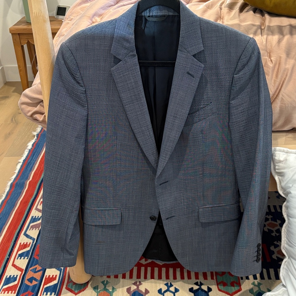John Varvatos wool Classic Gray Men's Blazer